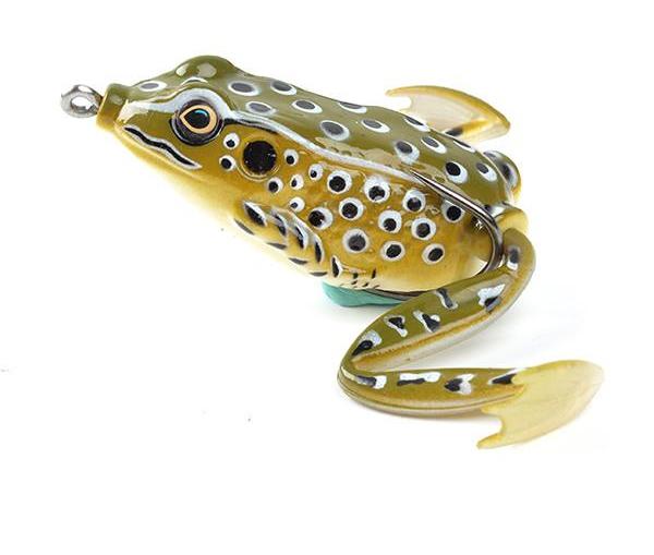 AllBlue Realistic Hollow Body Frog - Tackling The Water