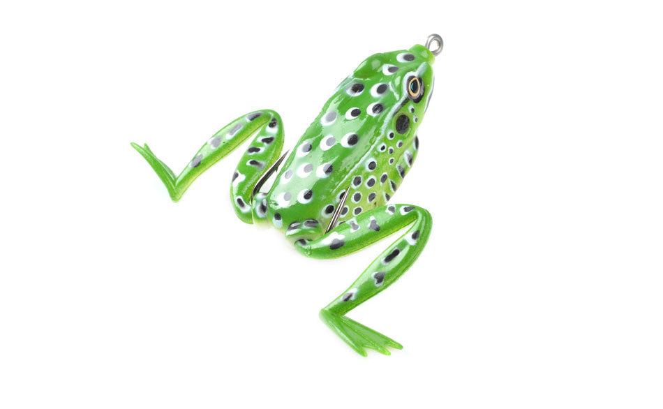 AllBlue Realistic Hollow Body Frog - Tackling The Water
