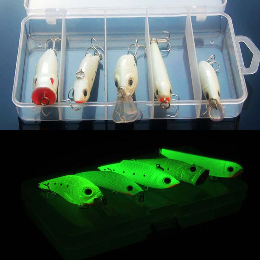Glow In The Dark Night Fishing Lures (5 Pack) – Tackling The Water