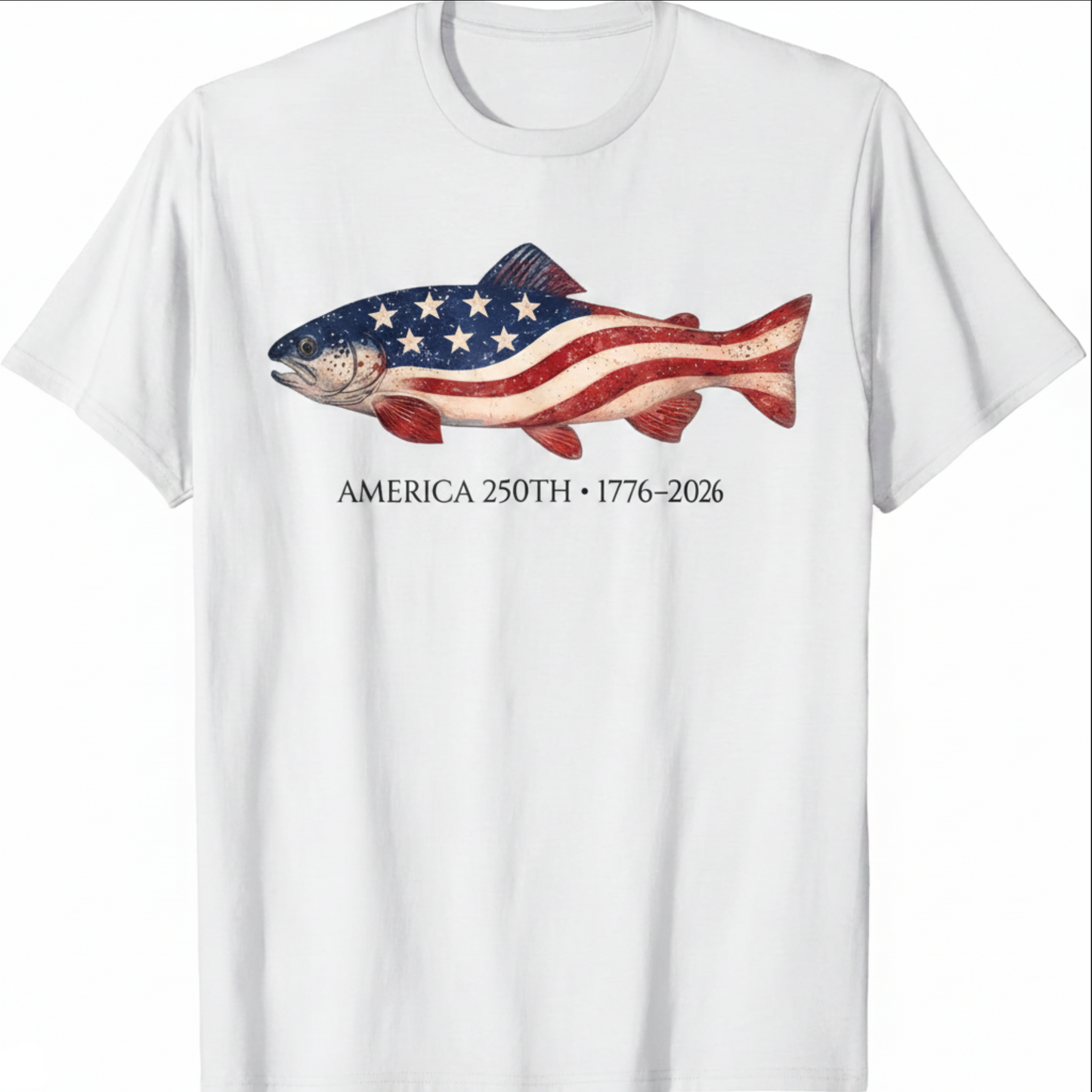 Trout Freedom 250 USA T-Shirt