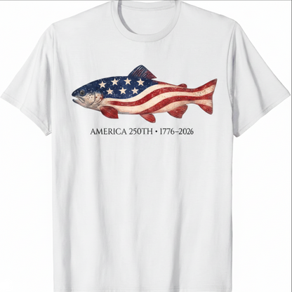 Trout Freedom 250 USA T-Shirt