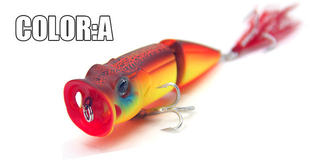 Bearking Jointed Popper - Tackling The Water