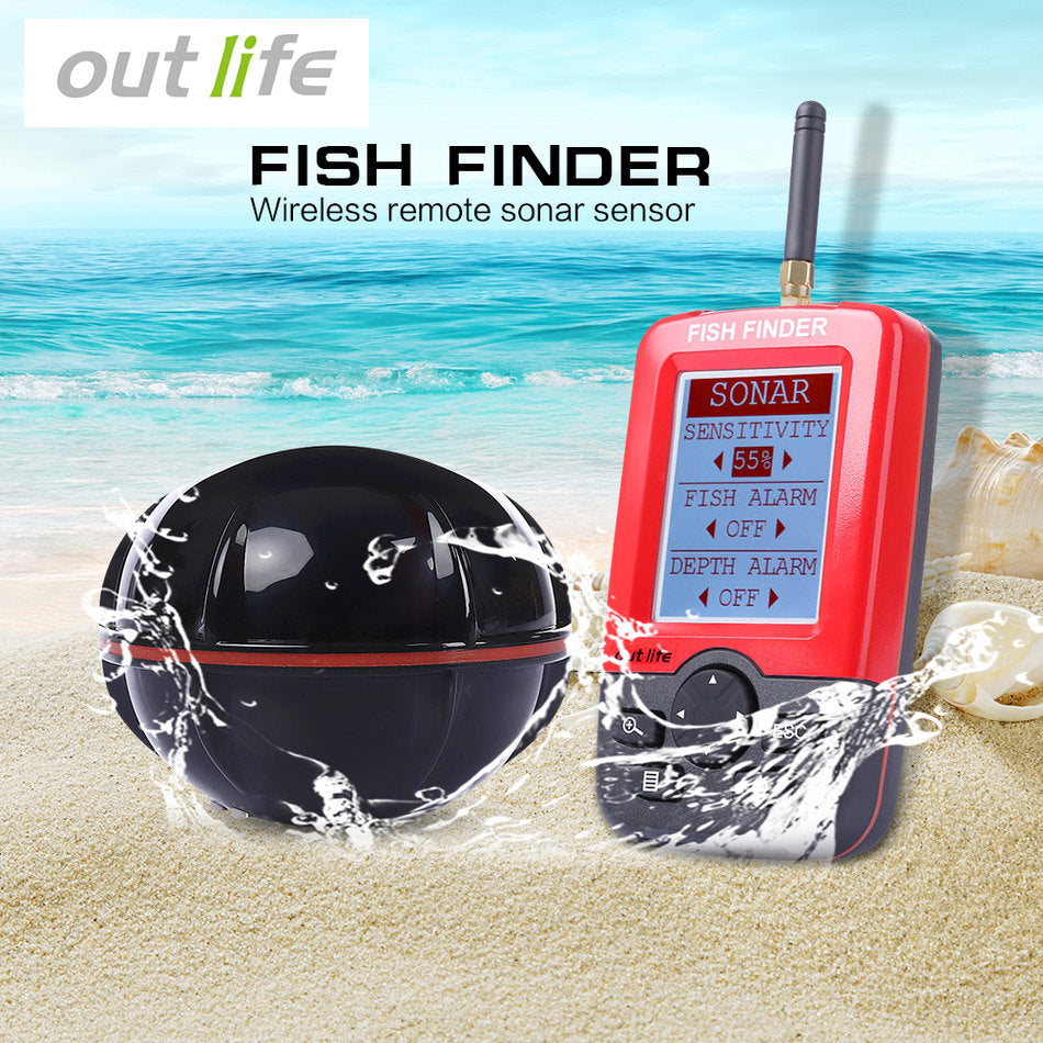 Outlife Wireless Portable Fish Finder - Tackling The Water